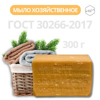 Хозяйственное мыло 72% 300 гр тёмное