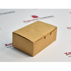 Коробки ECO FAST FOOD BOX S Pure Kraft для наггетсов