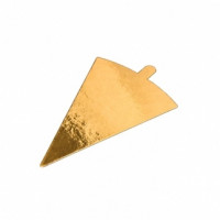 Подложка с держателем треугольник BASE 0,8 Gold 120*120*90 мм