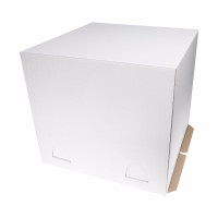 Короб картонный белый STANDARD 300х300х190 мм