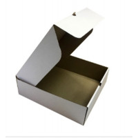 280х280х85 Картонная коробка для пирога (Д25-28см) (МГК) (бел/бур) Россия