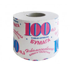 Туалетная бумага "100" на втулке (х40) Россия [упаковка]