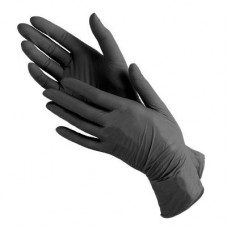 Перчатки смотровые нитриловые неопудр. (XL черный) Россия
