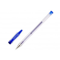 Ручка гелевая, 0,5мм-1 мм (синяя) Китай