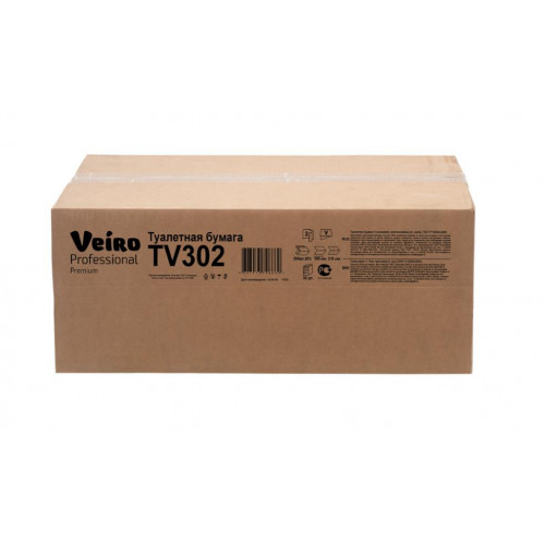 TV302 Бумага туалетная листовая Veiro Professional 