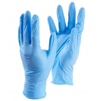 Перчатки смотровые нитрил. неопудр. 10% (XL голубой) Малайзия