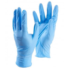 Перчатки смотровые нитрил. неопудр. 10% (XL голубой) Малайзия