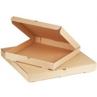 300х300х38мм Коробка под пиццу бурая квадрат (макулатура) Россия