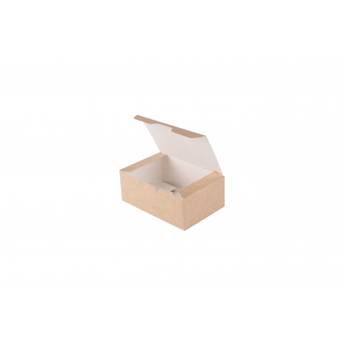 Упаковка ECO FAST FOOD BOX L для наггетсов, куриных крыльев, картофеля фри