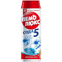 Чистящий порошок "Пемолюкс+сода" 480 гр. (х16) (Морской бриз) Россия