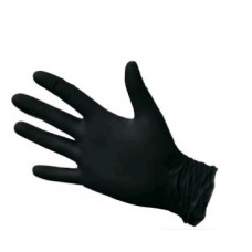 Перчатки смотровые нитриловые неопудр. (M черный) Россия