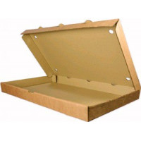 390х250х60 Коробка для римской пиццы бур/бур гофрокартон КТК Россия