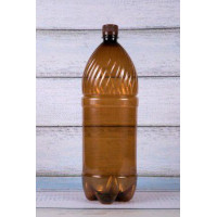 Д=28мм Бутылка с крышкой ПЭТ 2л ЕП (х35) (коричневая) Россия