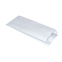 Пакет бумажный с плоским дном 90х40х205мм ЭДП 40г/м2 цвет Белый Артпласт (х100/3000)