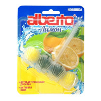 Подвесной очиститель для унитаза Альберто лимон (шарики) (х1/12)