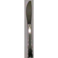 Нож столовый 20 см пластиковый металлик с этикеткой (х50) Россия