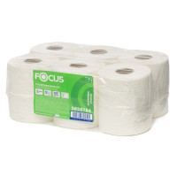 Туалетная бумага 1 слойная метраж 200 Focus Eco Jumbo T2 5050784 (х1/12) [упаковка]