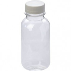 Бутылка ПЭТ с навинчен. крышкой 0,3л, Д=38мм (х200) (прозрачная с белой кр) Россия