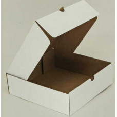 230*230*70 мм Картонная коробка для пирога (Д23) (МГК) (бел/бур) Россия