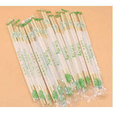 Палочки для еды 22,5-24см бамбук + зубочистка (х3000) (в индивид. упаковке) Китай