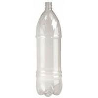 Д=28мм Бутылка ПЭТ 2л (х80) без крышки (прозрачная) Россия