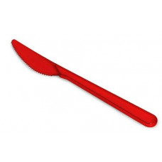Нож столовый 18 см красный (алый) Кристалл ПС (х50/2000) Россия