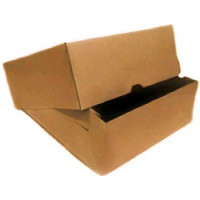 255*255*105 Картонная коробка для торта от 1 до 3 кг КРАФТ (D=15-25см) (кр+дно) Россия