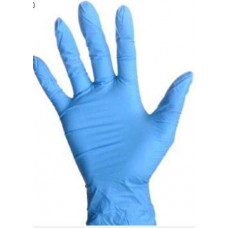 Перчатки смотровые нитриловые неопудр. 20% "Клевер" (S голубой) Китай