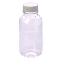 Бутылка ПЭТ с навинчен. крышкой 0,25л, Д=38мм (х200) (прозрачная с белой кр) Россия