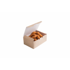 Упаковка ECO FAST FOOD BOX S для наггетсов, куриных крыльев, картофеля фри