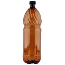 Д=28мм Бутылка ПЭТ 1,5л с крышкой (газ, коричневая) (х40) БМ Россия