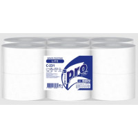 (T2) Туалетная бумага PRO Tissue (С-231) LITE 1-сл, 200м/рул Россия [упаковка]