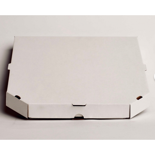 300х300х40мм Коробка под пиццу белая трапеция ВЕР (крафт) Россия
