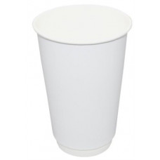 Стакан бумажный 2сл. DW16, 400/473мл цвет Белый Для горячих напитков (х17/340)
