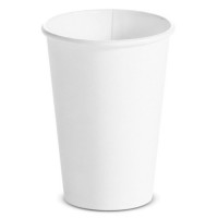 Стакан бумажный 1сл. SP16, 400/473мл цвет Белый Для горячих напитков (х50/1000)