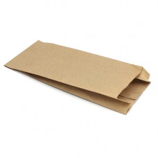 Пакет бумажный с плоским дном 90х40х205мм 40г/м2 цвет Крафт (х100/4000)