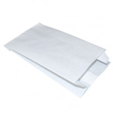Пакет бумажный с плоским дном 140х60х290мм ОДП 40г/м2 цвет Белый (х3000)