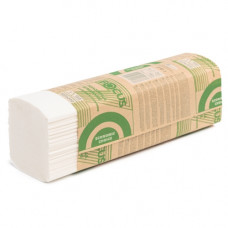 Полотенца бумажные в листах 24х21.5см Focus Economic choice 1 слойные, Z сложение, 150 шт. 5076390 (х1/30) [упаковка]