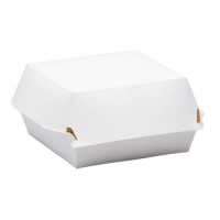Упаковка для гамбургера 120х120х70мм BURGER Размер L цвет Белый Packton (х400)