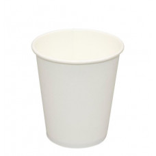 Стакан бумажный 1сл. SP9, 200/260мл цвет Белый Для горячих напитков (х50/1000)