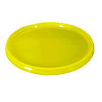 Крышка к пищ. ведру круглая для 0,8, 1л D=131мм цвет Желтый АП (х650)
