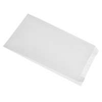Пакет бумажный с плоским дном 100х60х300мм ЭДП 40г/м2 цвет Белый (х50/2000)