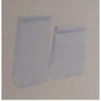 80х50х170мм Пакет бумажный "на вынос" крафт70 с клеевой лентой (белый) Россия