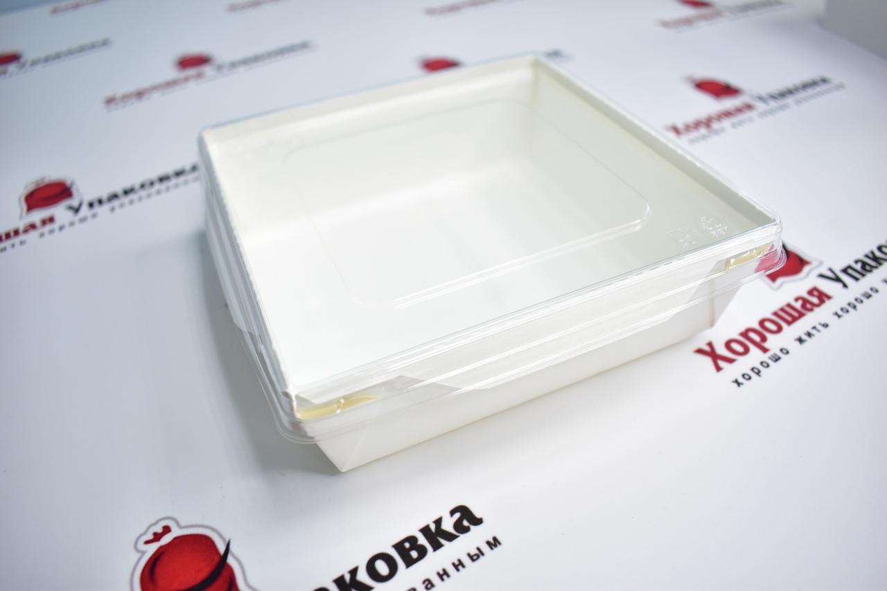 Упаковка Smart Pack 900 White с плоской крышкой