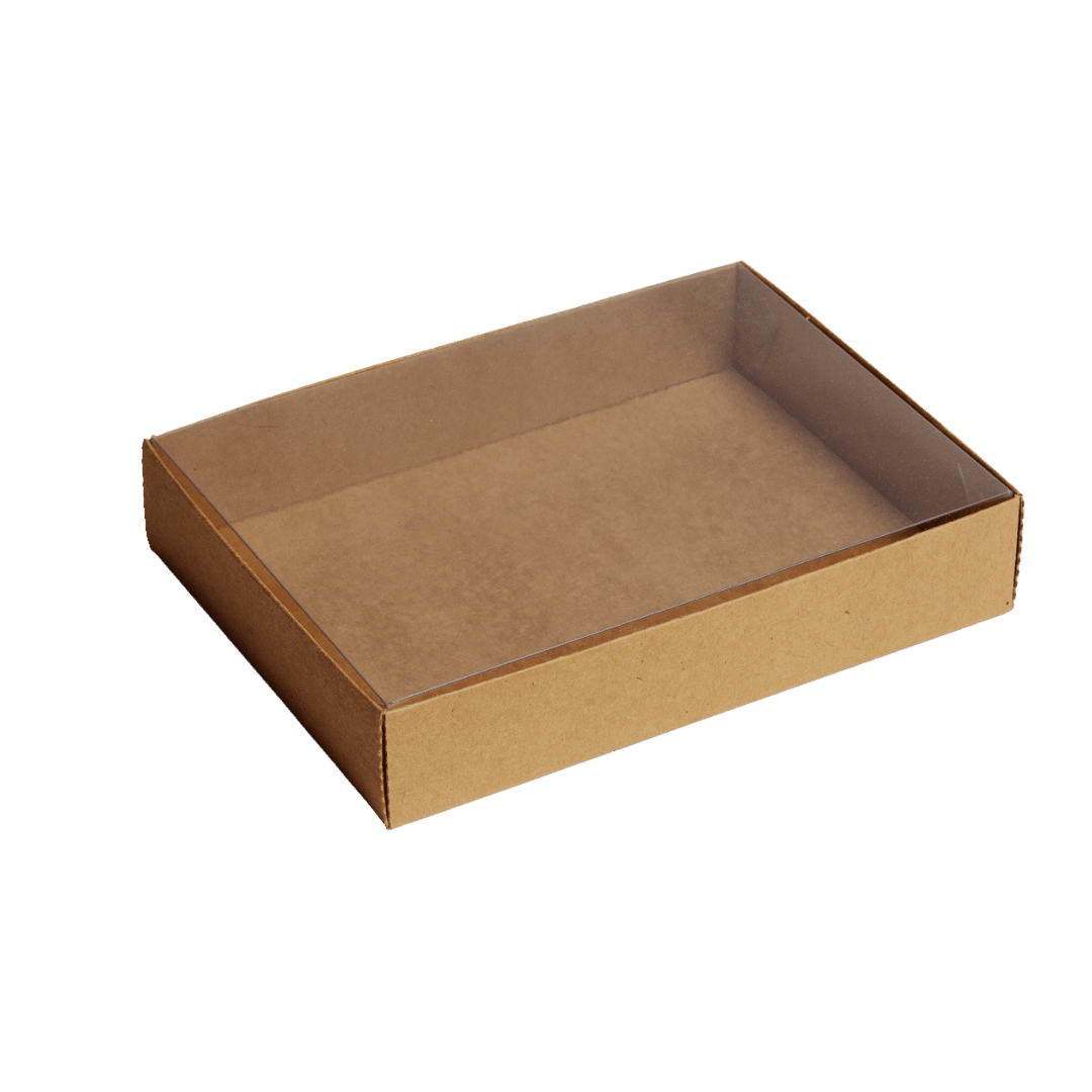 Упаковка Ukonf Flat Lid Kraft 140*105*25 мм