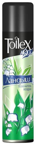 Освежитель воздуха 300 мл "Тойлекс Аква" (х24) (Ландыш) Россия