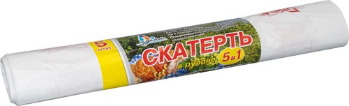 Скатерти 110 см х 9 м (35) п/э Артпласт (Розочки красные) Россия