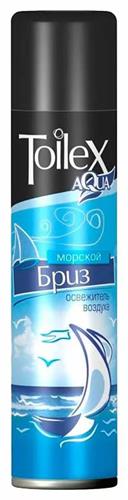 Освежитель воздуха 300 мл "Тойлекс Аква" (х24) (Морской бриз) Россия