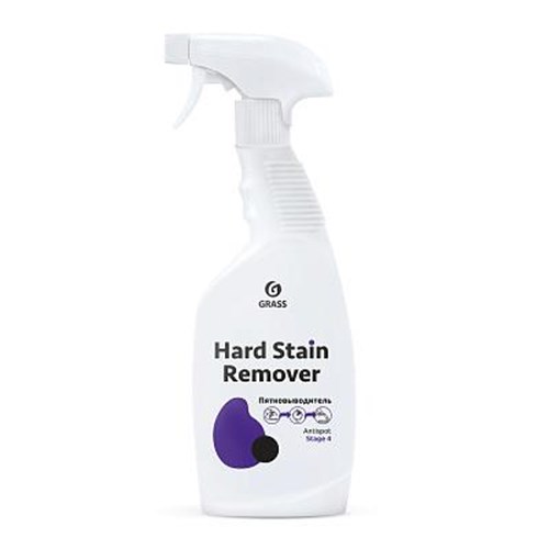 Грасс 	 Пятновыводитель на растворителе Hard Stain Remover, 600 мл (триггер) Россия