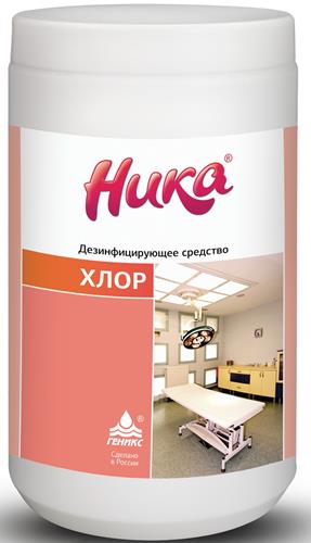 Ника-Хлор в таблетках для дезинфекции ( банка 1кг.)(х6) Россия